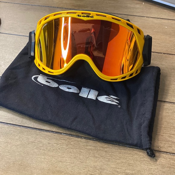 Bollé Accessories Boll Ski Goggles Yellow With Sunrise Mirror Lens